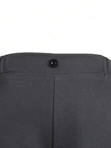 SHEIN 青少年男童绅士两件套：简约西装外套 + 纯色休闲裤，无需领带和配饰，适合生日派对、晚宴、婚礼、洗礼、毕业典礼、婚礼宾客、花童、戒指童、返校季等场合。 - 深灰色 - 查看 8