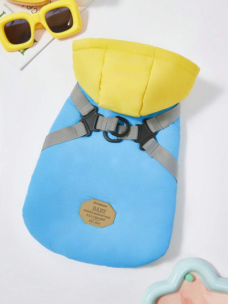 PETSIN Cozy Autumn/Winter Pet Vest – Cute, Breathable, And Easy-To-Wear Outfit For Small Dogs, Cats, And Other Tiny Pets, Great For Everyday Indoor And Outdoor Use - Blue - View 1