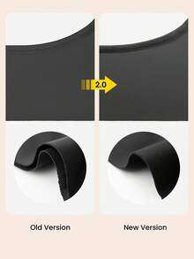 LUVLETTE Black Unlined Full Coverage Side Support Mesh Sheer Basic Breezy Comfort Minimizer Bra