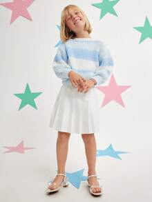 Mini mi 女童水钻蝴蝶结透明带银色高跟凉鞋——迷你公主梦幻造型。 - 銀色 - 查看 4