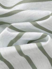 Cozy Pixies Baby Boy Cartoon Animal Print Striped Crew Neck Long Sleeve Pullover Sweatshirt Baby Boy Tops Lion Baby Clothes Infant Clothes Unisex Baby Boy Full Sleeve Tshirts Baby Cartoon Clothes In Fall/Winter Baby Boy Baby Boys Tops Baby Neutral Clothing - Mint Green - View 7