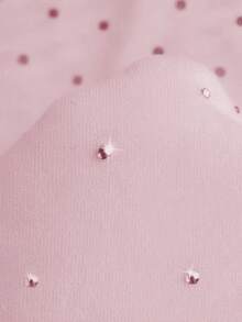 Resyla 闪亮水钻装饰女士卫衣，常规版型长袖，适合秋冬季穿着 - 粉色 - 查看 3