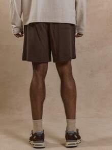 Musero 男士宽松版型针织抽绳工装短裤