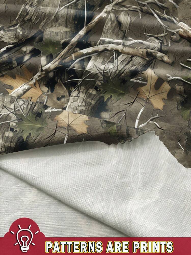 SHEIN 2 件儿童迷彩服，男童迷彩服，迷彩 2 件套，常规版型圆领图案 T 恤和工装裤，休闲简约短袖针织套装，适合夏季 - 彩色 - 查看 3