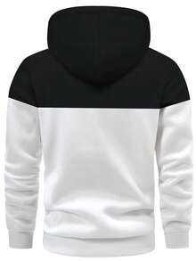 SHEIN 青少年男童休闲日常舒适电子游戏图案印花宽松套头卫衣，适合生日派对、晚宴、演出、婚礼、洗礼、开幕式等场合，日常穿着舒适，适合上学、旅行和运动，秋冬季节穿着舒适。 - 白色 - 查看 2