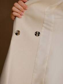 MOTF PREMIUM 女士通勤风时尚系带翻领西装外套 - 杏色 - 查看 7