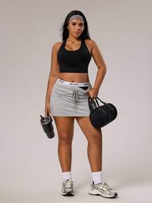 Seamluxe SHEIN Sport 女士加大码无缝运动文胸