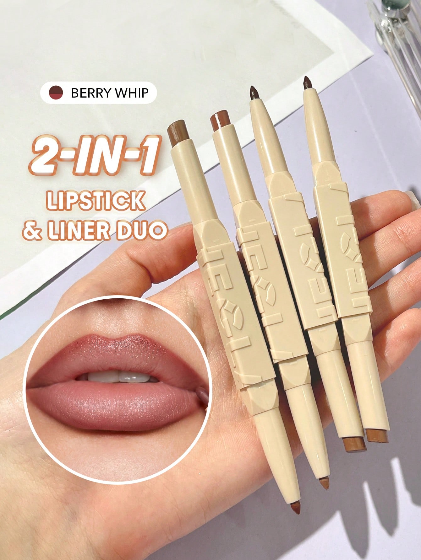 SHEGLAM Duo Batom e Lápis Berry Whip