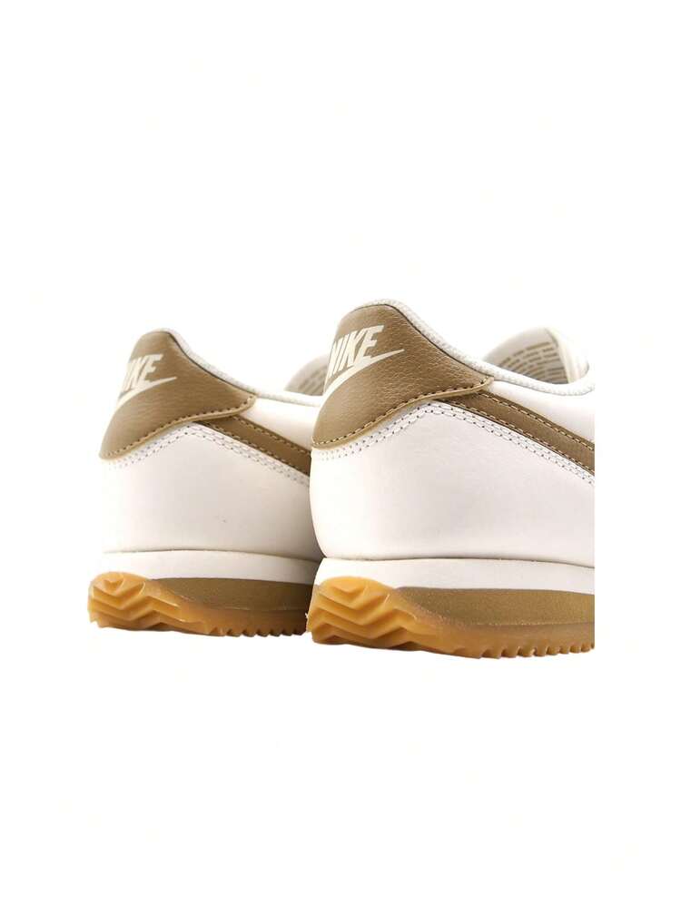 Nike Cortez Leather Men's Shoes Sail / Gum Yellow / Parachute Beige DM4044 - Sail/Gum Yellow/Parachute Beige - View 4