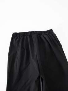 Bộ vest lịch lãm 3 món dành cho nam thiếu niên - Trang phục biểu diễn sân khấu thời trang cao cấp, sang trọng. Bao gồm áo khoác vest, áo vest ôm sát và quần tây thường ngày. - màu đen - Xem 6