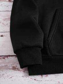 INAWLY Sudadera con capucha y cremallera para mujeres, ideal para graduación, regreso a la escuela, graduación, maestras, otoño - Negro - Ver 5