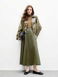 CUCCOO BIZCHIC Zapatos planos casuales con decoración de lazo para mujer - Negro - Ver 6