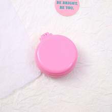 5件套圆形迷你气垫梳，迷你便携美发梳，可折叠带化妆镜，适合旅行、居家、外出使用，颜色随机，发夹，发饰 - 彩色 - 查看 11