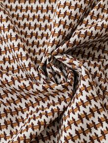 SHEIN CURVE+ Áo cánh tay dài cổ chữ V cỡ lớn dành cho nữ, đa năng và thon gọn, thích hợp mặc hàng ngày, đi làm, mặc thường ngày, mùa thu - Nhiều màu - Xem 3