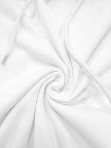 Resyla Women's Minimalist Casual Hooded Long Sleeve Sweater, Versatile For Autumn/Winter - White - View 5
