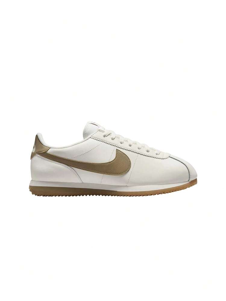 Nike Cortez Leather Men's Shoes Sail / Gum Yellow / Parachute Beige DM4044 - Sail/Gum Yellow/Parachute Beige - View 1