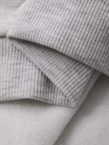 DAZY 男童字母图案落肩圆领长袖休闲宽松口袋卫衣，秋冬款