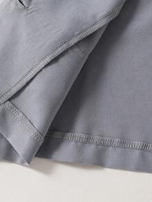 Áo khoác cardigan đính ngọc trai phối màu cho bé gái, quần thường ngày - Xám - Xem 6