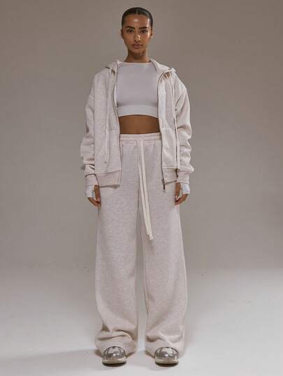 Musera Sport Pantalones deportivos de pierna recta con cordón, para pádel, tenis, pickleball, gimnasio y fitness en otoño e invierno