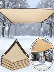 Beige Shading Net PE Plastic UV Protection Plant Shed Outdoor Sunshade Mesh Sunscreen Fabric Sunshade 90% Shading Rate