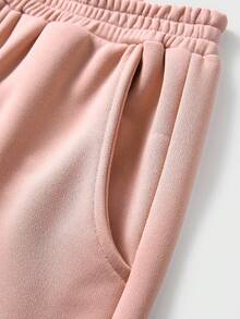 JNSQ Ensemble de 2 pièces pour préadolescentes : Sweat-shirt-shirt ample à col rond avec imprimé papillon + Pantalon de jogging à jambe droite décontractée, convient pour l'automne, l'hiver, le port quotidien, les activités extérieures, les vacances, le streetwear, les fêtes et les tenues décontractées