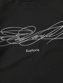 PAVTROS Men's Casual Fashion Street Letter Print Raglan Sleeve Pullover Sweatshirt, Spring/Autumn - Multicolor - View 4