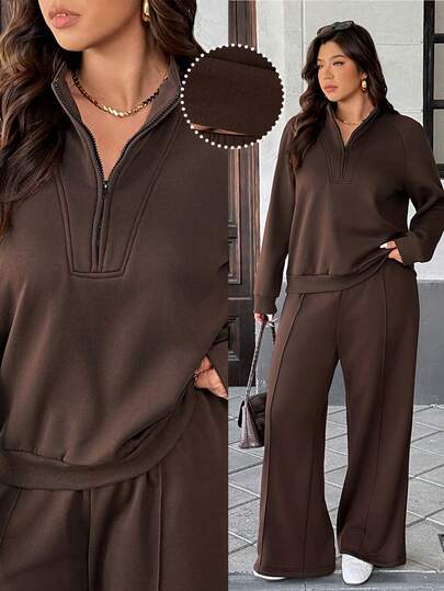 Easura Set de 2 sudaderas con cuello alto elegantes y de estilo retro francés para uso casual y de oficina