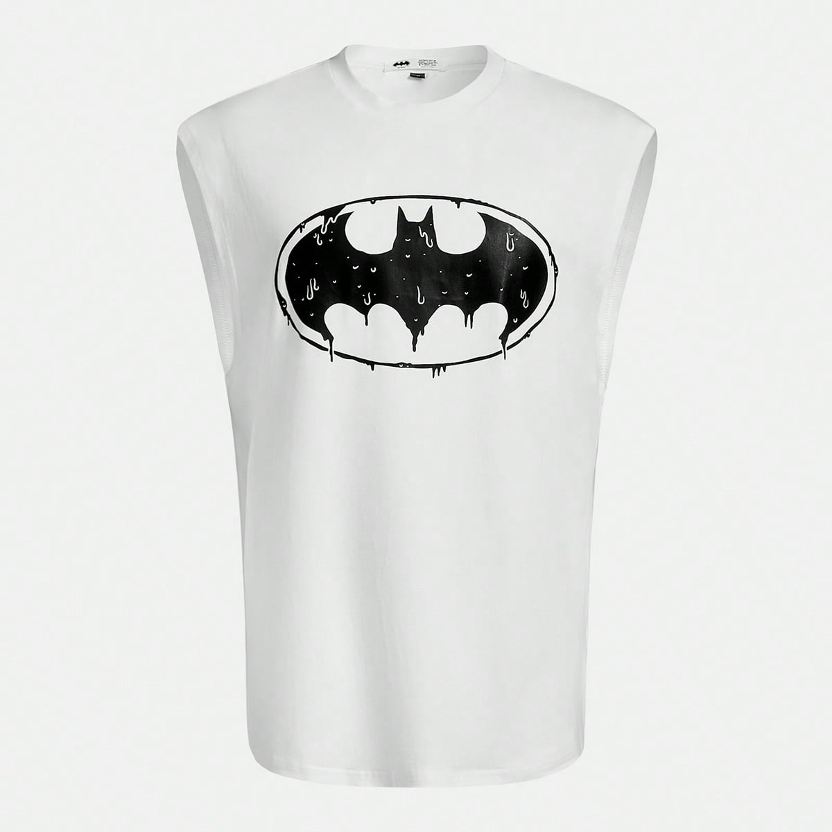 Camiseta de tirantes casual con estampado de murciélago para hombre, estilo de los años 2000