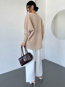 Firerie Veste blanche ample, élégante, romantique, décontractée et confortable pour tous les jours, à la mode, en plume et en maille de dentelle. Automne/Hiver