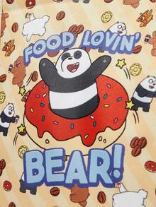 We Bare Bears X SHEIN 时尚保温午餐包，功能性午餐包，保冷包 - 卡通 - 查看 7