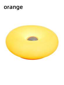 1 pieza Lámpara de mesita de noche para dormitorio con conector USB, Luz ambiente en forma de dona para decoración de sala de estar o comedor, estilo Bauhaus