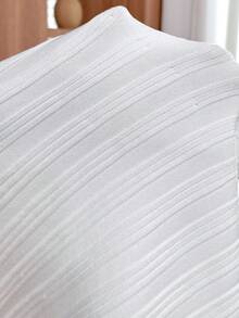SHEIN Vestido de maternidad de punto sin mangas con pliegues de color liso informal - Blanco - Ver 7
