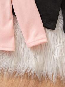 Genkimix Kids Áo lót dệt kim cổ lọ cho bé gái, vải dệt kim mềm mại và thoải mái, thiết kế cổ lọ bảo vệ hiệu quả cổ bé gái khỏi gió lạnh và giữ ấm, thiết kế đơn giản và cổ điển phù hợp với nhiều lớp áo và áo khoác ngoài, phù hợp để mặc hàng ngày, hoạt động ngoài trời, mùa thu/đông - Nhiều màu - Xem 3