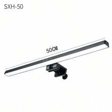 1 黑色 19.68 英寸/12.99 英寸电脑显示器灯带，屏幕夹灯，适用于工作区域的 LED 屏幕灯带，调光定时显示灯，适用于办公桌/办公室/家庭/游戏触控显示灯，卧室收藏用于护眼屏幕夹灯 - USB - 查看 10