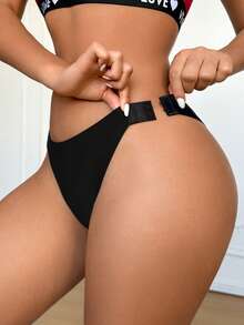 6pcs/Set Adjustable Front Clasp Fashionable & Comfortable Seamless Women's Panties, Suitable For Daily Wear - Multicolor - View 6