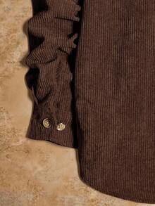 Manfinity VCAY 2件套男士宽松针织休闲长袖夹克和裤子套装 - 彩色 - 查看 6