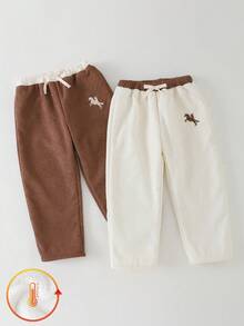 THE HAPPY LOOK 3件套男婴马图案弹力腰带运动裤套装 - 彩色 - 查看 9