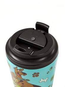 SCOOBY-DOO X SHEIN 12 Oz / 360 Ml  Vacuum Insulation Stainless Steel , Coffee Cup Leak-Proof Cover, Suitable For Hot Drinks / Cold Drinks, Suitable For Most Cup Holders,Gift Ideas - 綠色 - 查看 8