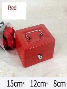 SHEIN Portable Key Safe Box Key Locker Safe Home Shop Steel Safe Money Box Security Cash Box Storage Hidden Coin Money Jewellery