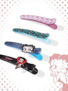 Betty Boop | ROMWE 时尚字母和卡通图案发夹