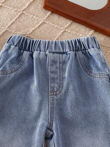 SHEIN 2pcs/Set Infant Unisex Baby Boy 0-3Y Spring/Autumn Classic Striped Long Sleeve Zip-Up Jacket And Denim Pants Set, Fashionable Casual Style, Versatile, Suitable For Outings, Everyday Wear, Family Gatherings, And Photo Shoots Black And White Baby Boy Outfit Baby Boy Striped Shirt Striped Shirt Baby Boy Casual Set Baby Boy Clothes Baby Boy Clothes Boy Clothes Sets - Multicolor - View 7