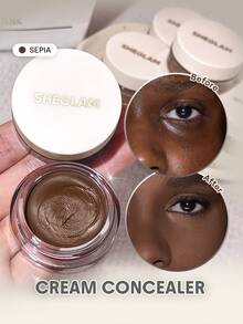SHEGLAM Corrector En Crema Rapid Retouch-Sepia Corrector En Crema Rapid Retouch-Sepia Corrector En Crema De Cobertura Total Iluminador/Aclarante De Larga DuracióN Corrector De Cobertura Total/Alta Corrector Ligero E Hidratante Durante Todo El DíA Marca Belleza Maquillaje Maquullaje CosméTica Para Mujeres NiñAs Perfecto Para Invierno Primavera Ideal Para Y2K Elegante Moda Adecuado Para CumpleañOs Regalo Fiesta Listo Mejor Color - Sepia - Ver 1