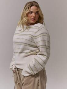 MUSERA Suéteres de talla grande Nuevos Años Otoño Invierno Navidad - Multicolor - Ver 3