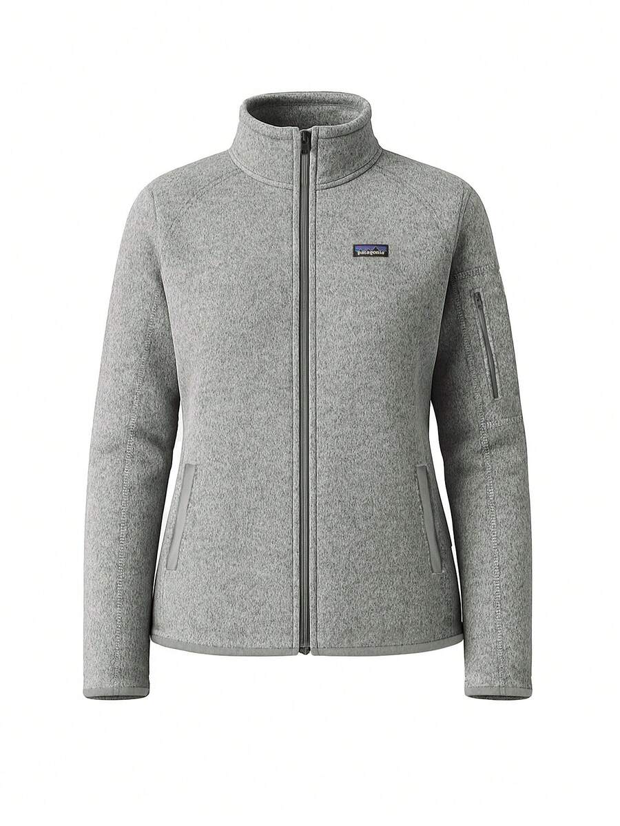 Patagonia Women's Full Zip Jackets Grey - Gris - Ver 1