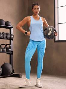 Powerista Leggings elásticos sin costuras de cintura alta para mujer