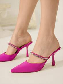 CUCCOO CHICEST Giày cao gót thời trang nữ đa năng, thanh lịch, thích hợp đi làm, giày cưới. - Màu Hồng Tươi - Xem 5