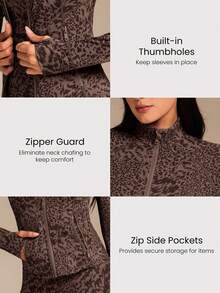 GLOWMODE FeatherFit™ 修身高性能夹克 - 肉桂靈感 - 查看 3