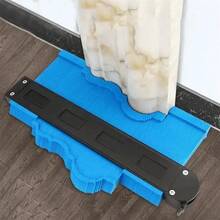 1件装 5英寸/10英寸轮廓规复制器,可调节精密复制非对称形状测量工具,角部轮廓测量尺,木材模板,地毯,瓷砖和复合地板 - 彩色 - 查看 2