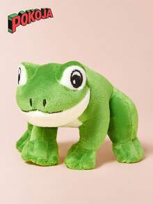 POKOJA LAND Colgantes de peluche realistas en forma de rana verde y zanahoria naranja, regalos de decoración de fiesta - Verde - Ver 5