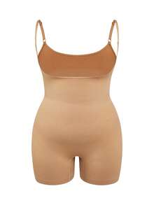 SHAPORA 1 chiếc áo định hình ngực hở eo Apricot Seamless cỡ lớn cho nữ - Màu be - Xem 3